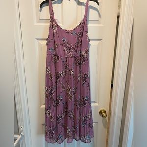 Torrid Size 2 (XXL/2X) Purple Floral Swing Dress
